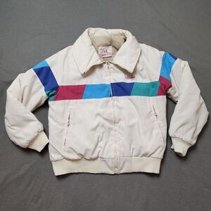 Women's Vintage ActionWest Ski Wear Ski Bomber Jacket Made In Canada 90s / 80s